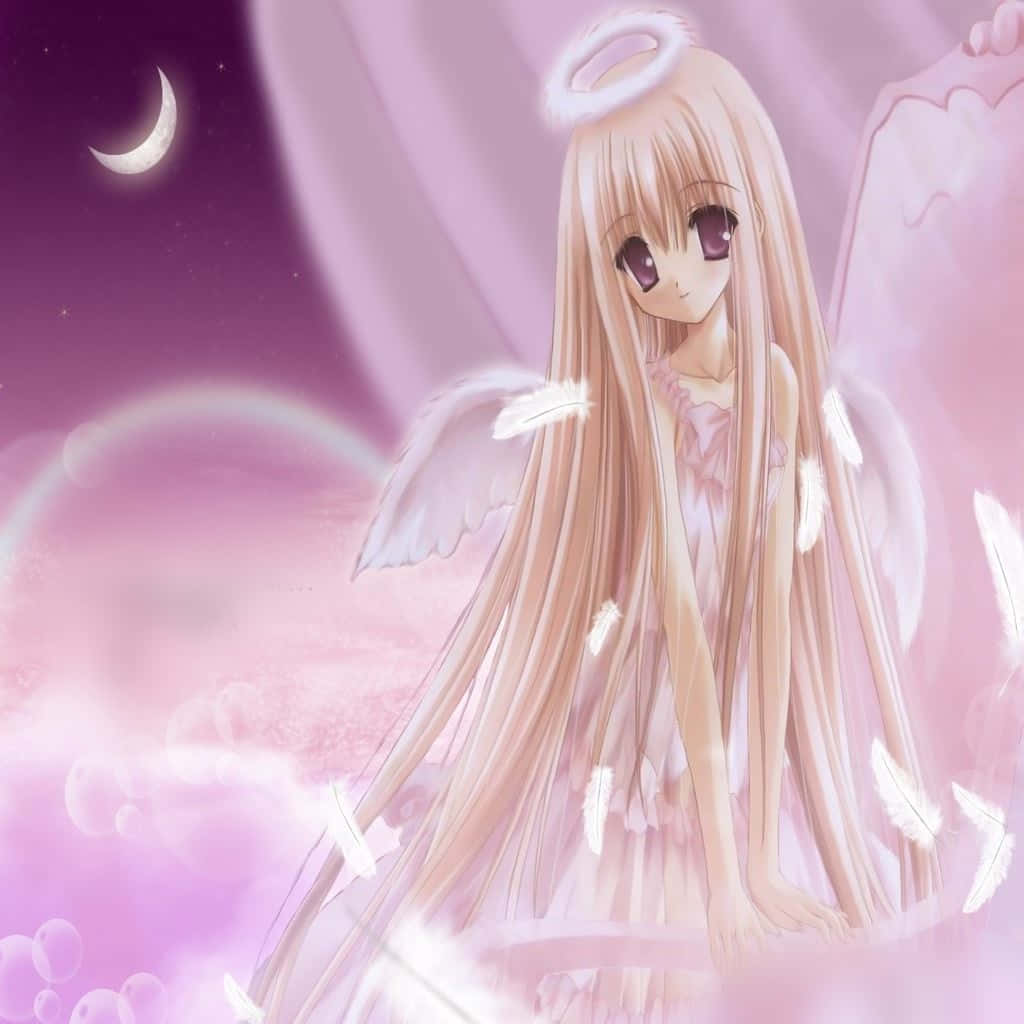 A Young Girl With Her Ipad, Relaxing At Home Wallpaper