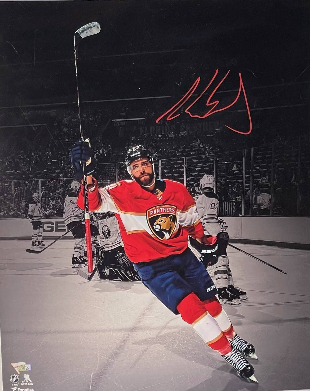 Aaron Ekblad, Canadian Professional Athlete, Yielding His Autograph. Wallpaper