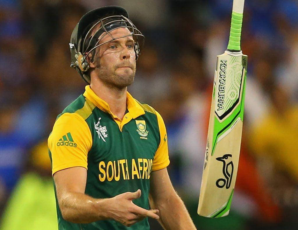 Ab De Villiers Catch Cricket Bat Wallpaper