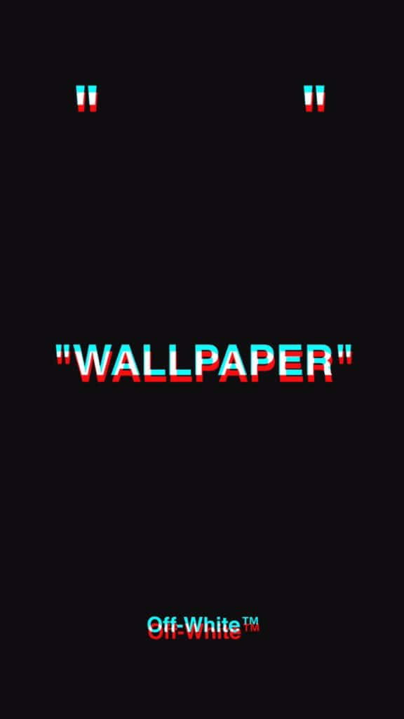 Aberration Effect Off White Iphone Wallpaper