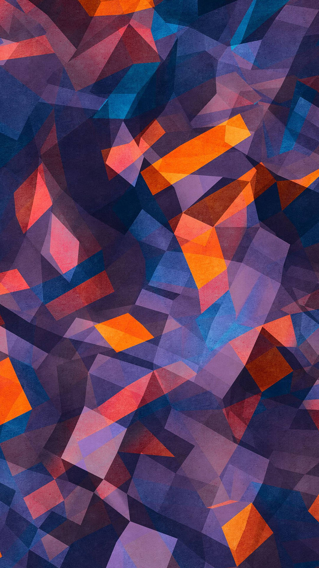 Abstract Cubist Pattern Wallpaper