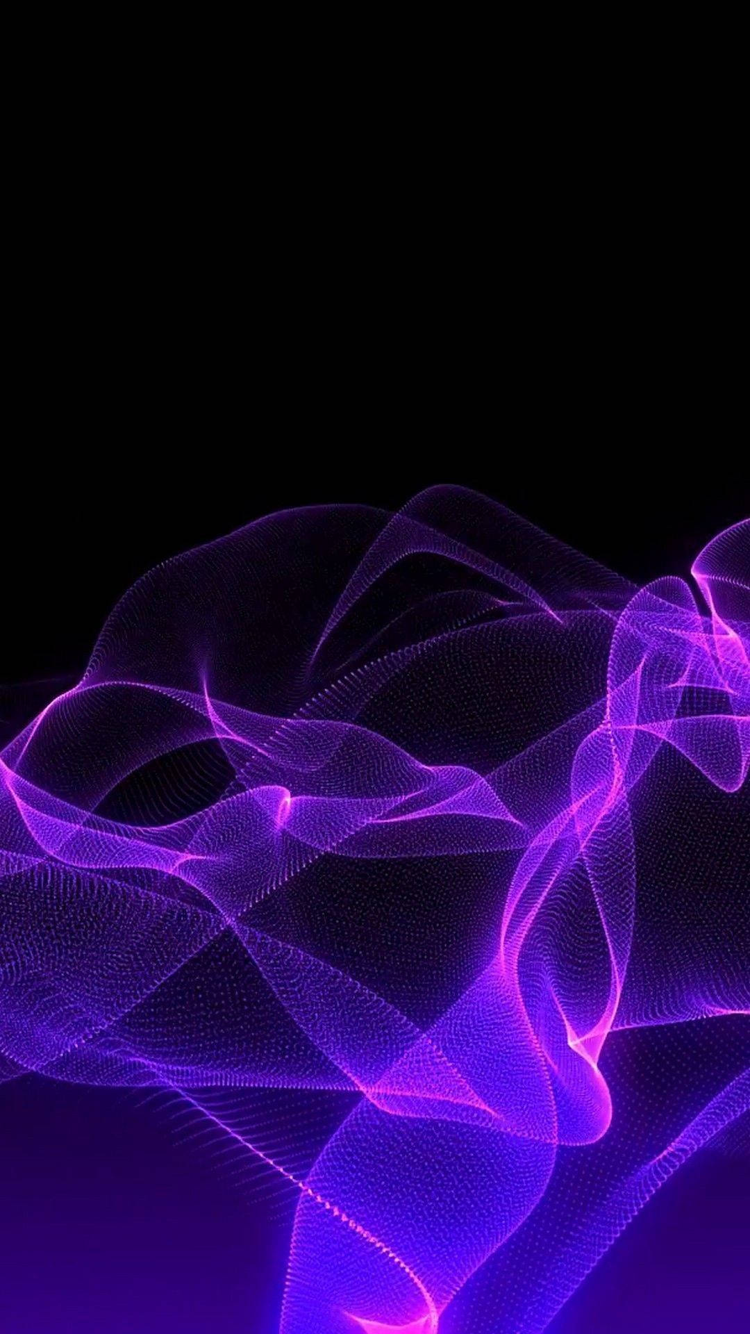 Abstract Dark Purple And Black Wallpaper