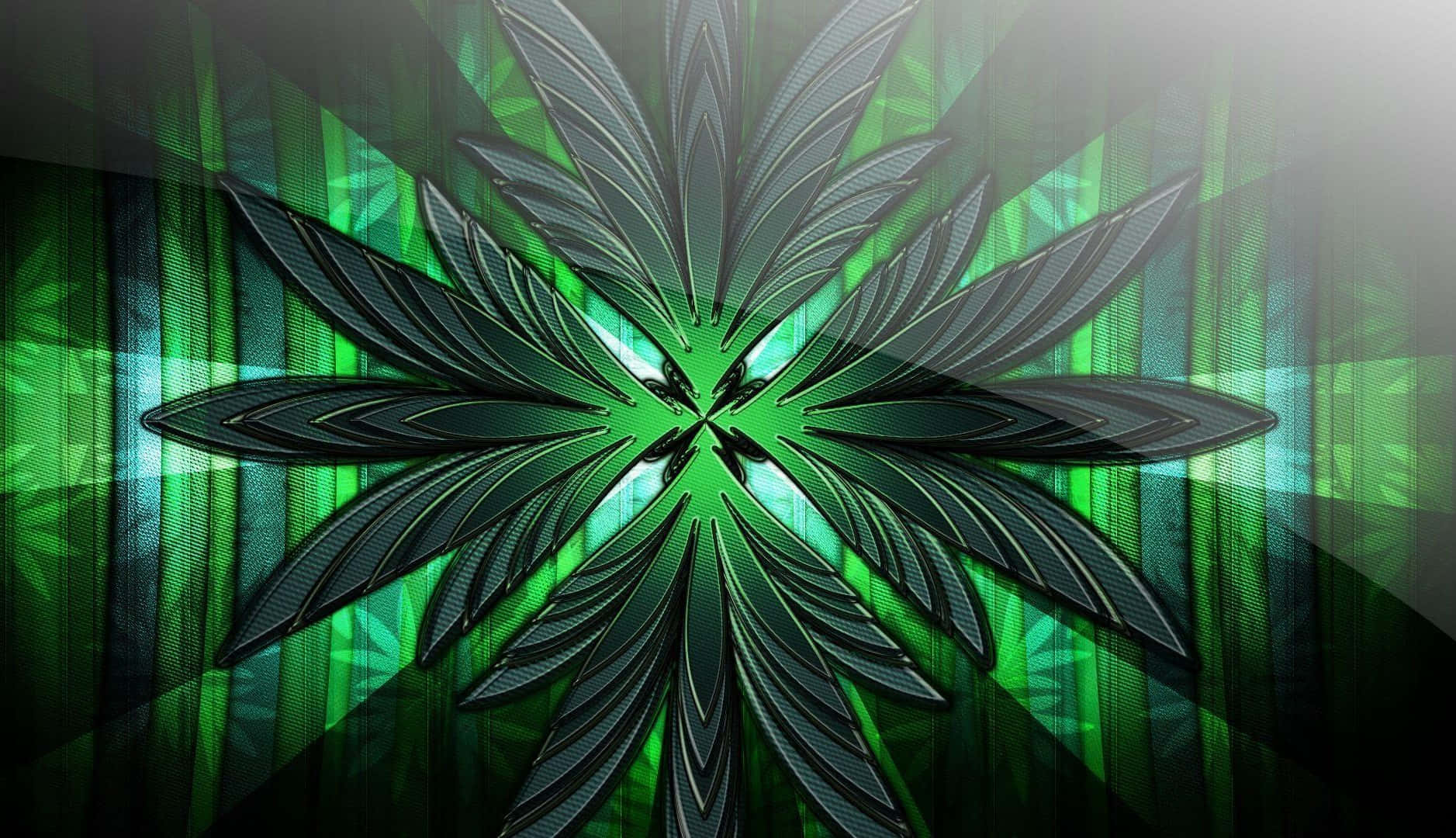 Abstract Floral Digital Art Wallpaper