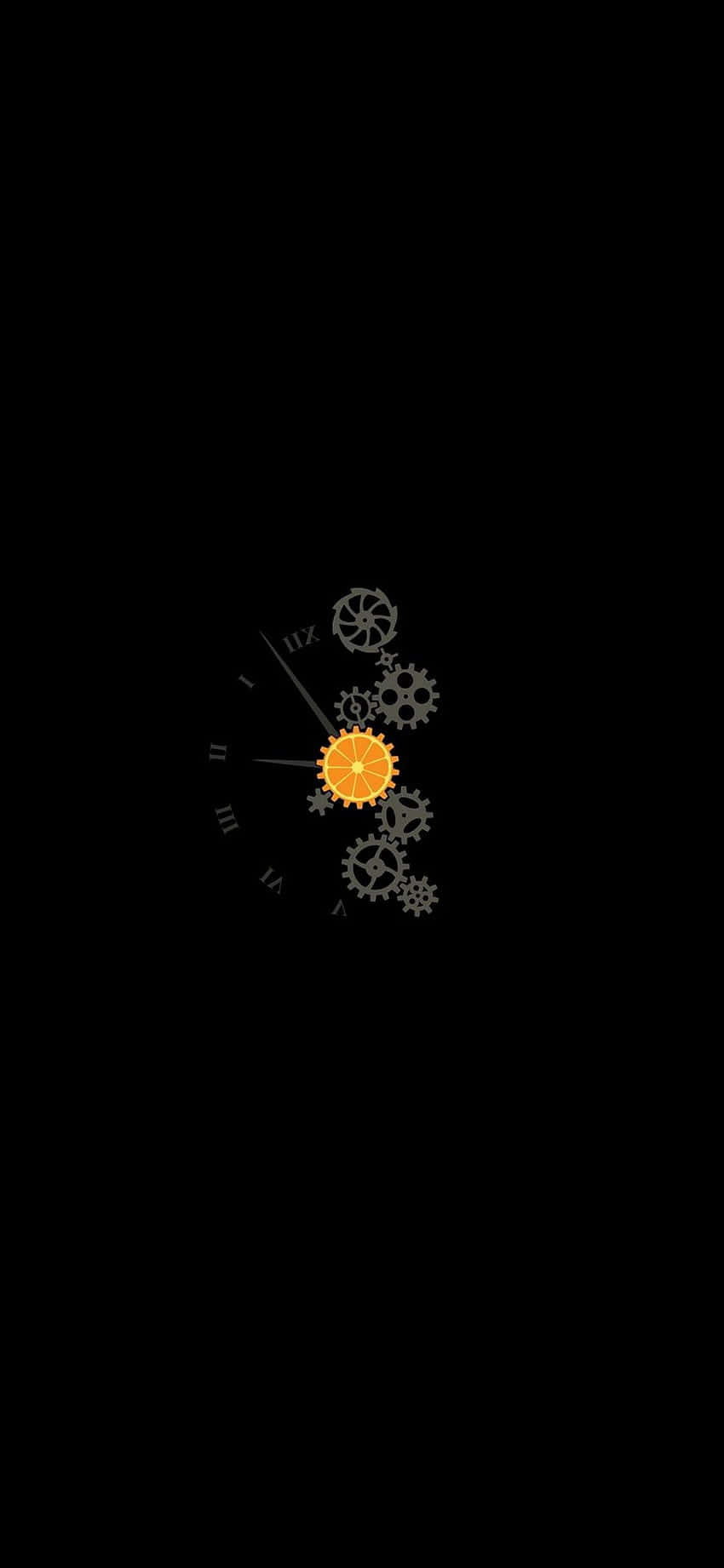Abstract Gearson Black Background Wallpaper