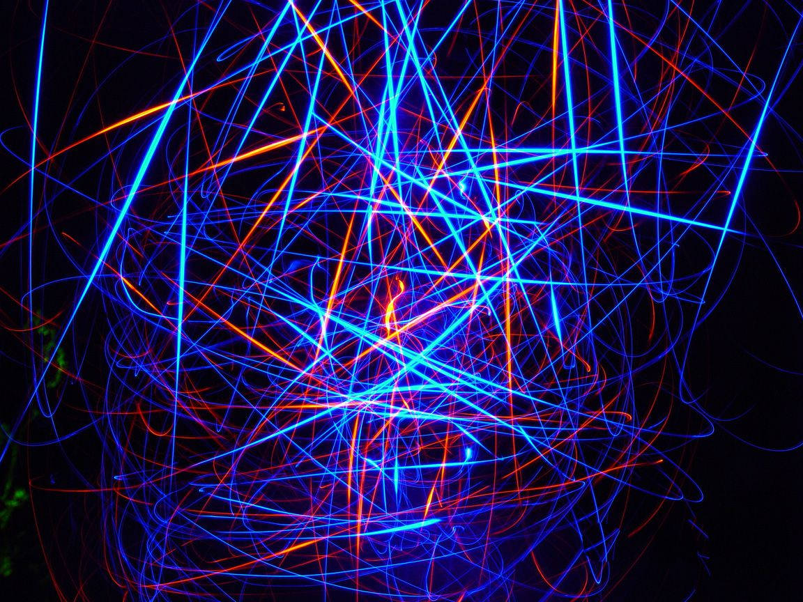 Abstract Glowing Party Wallpaper