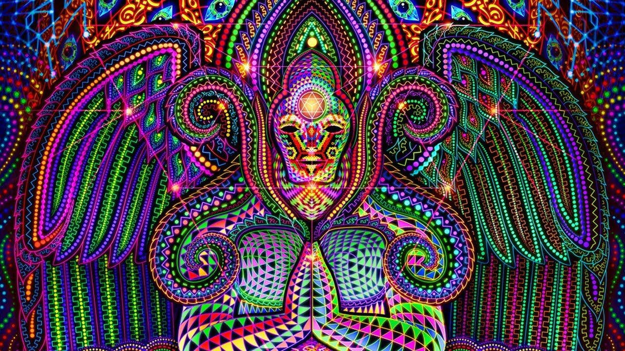 Abstract God Psychedelic 4k Wallpaper
