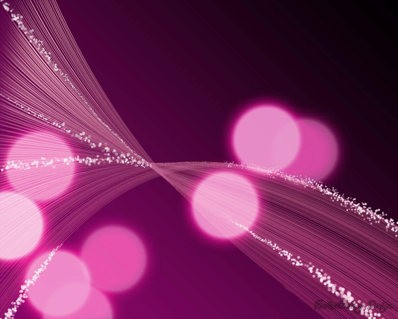 Abstract Pretty Pink Bokeh Vector Art Wallpaper