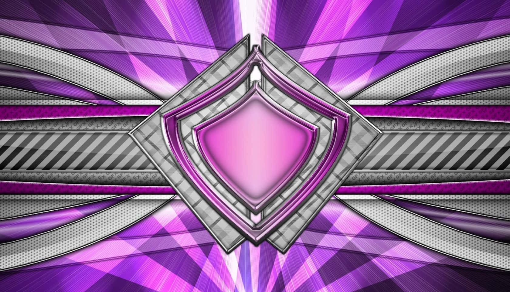 Abstract Purple Diamond Design Wallpaper