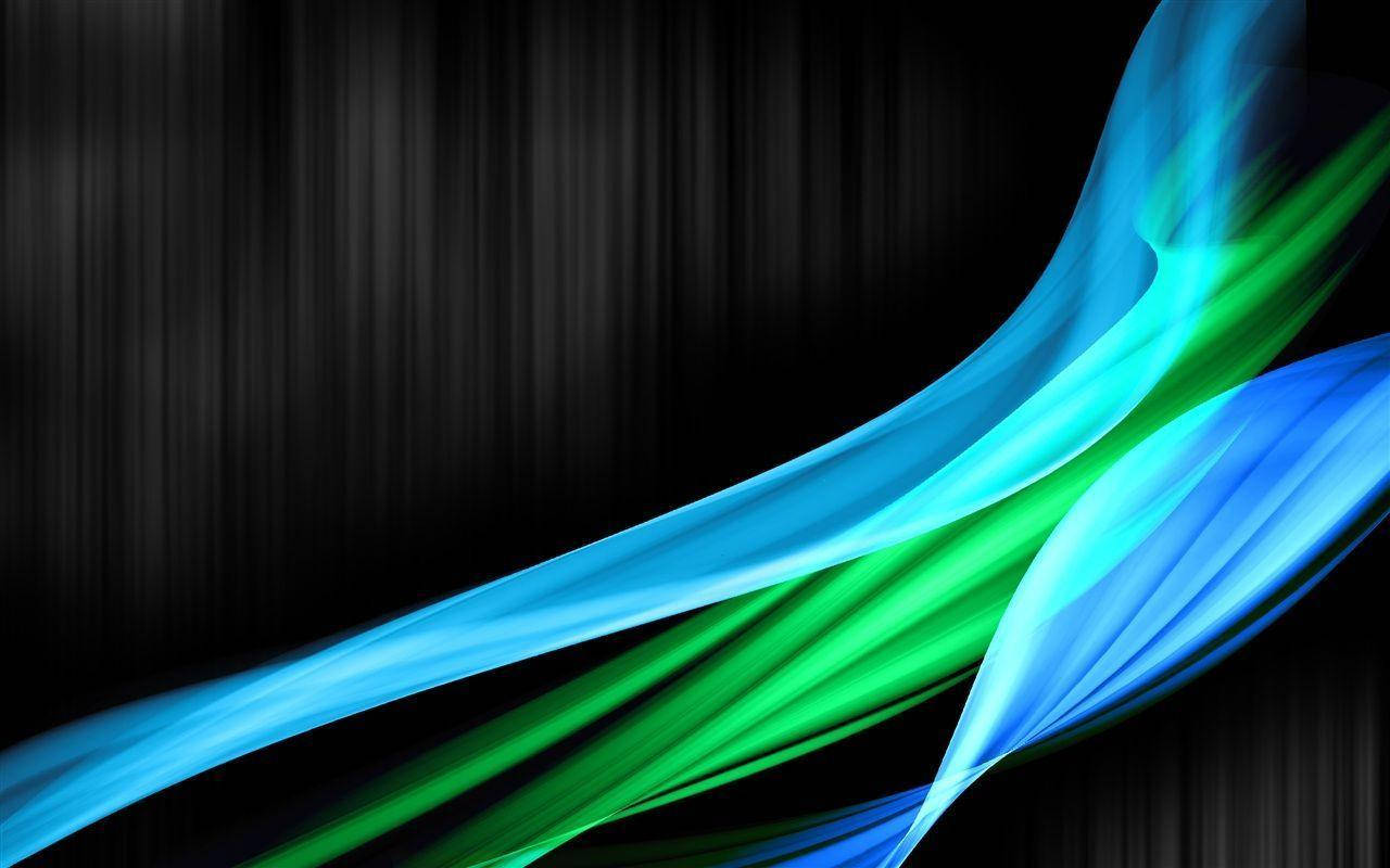 Abstract Streaks Black And Blue Background Wallpaper