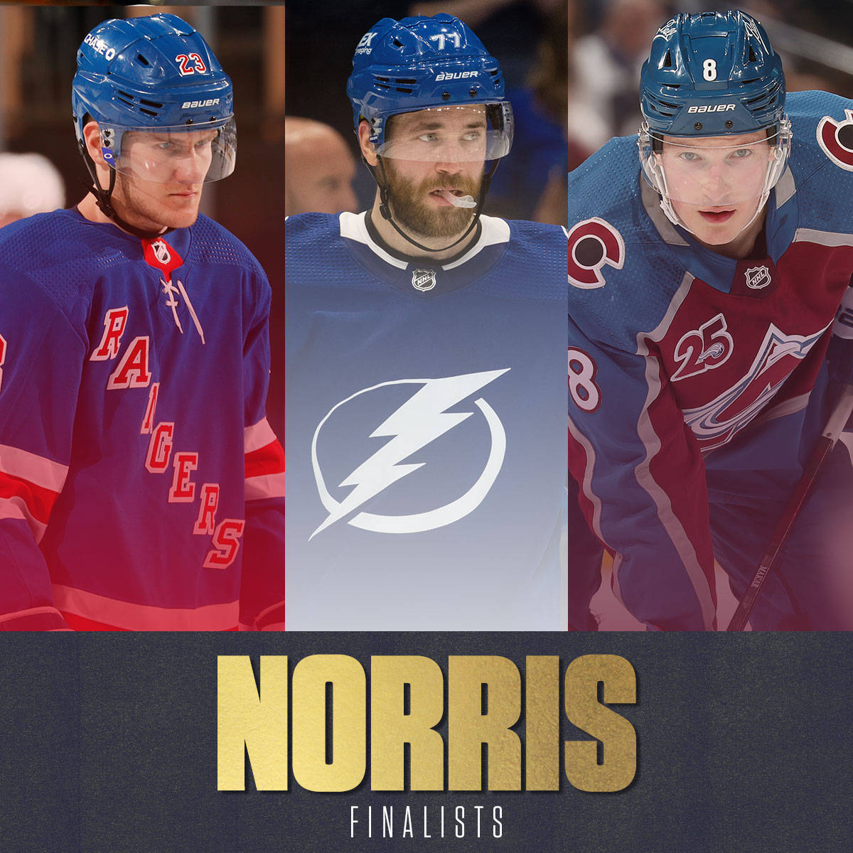 Adam Fox Victor Hedman Cale Makar Norris Finalists Wallpaper