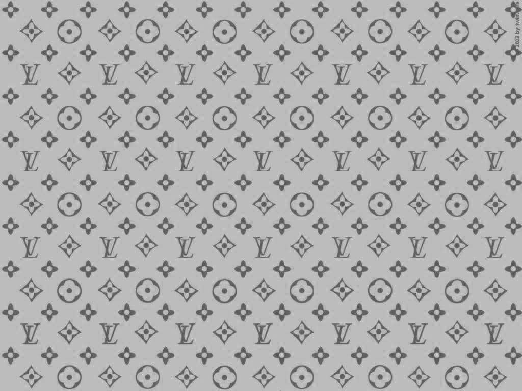 Add A Touch Of Style To Your Wardrobe With This Luxurious Louis Vuitton Pattern. Wallpaper