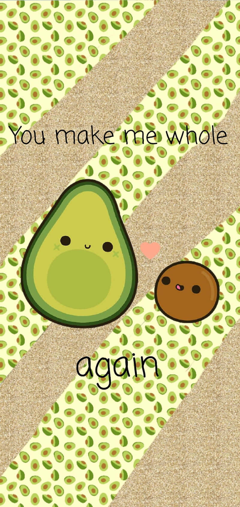 Add Some Extra Fun To Your Iphone With An Avocado Phone Cover! Wallpaper