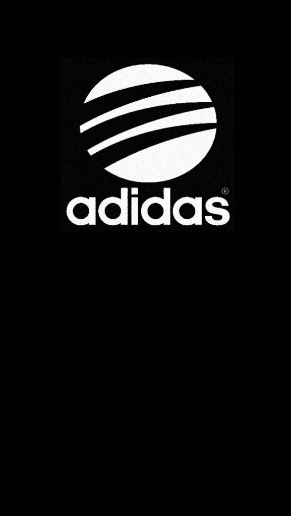 Adidas Iphone Logo With Striped Circle Wallpaper