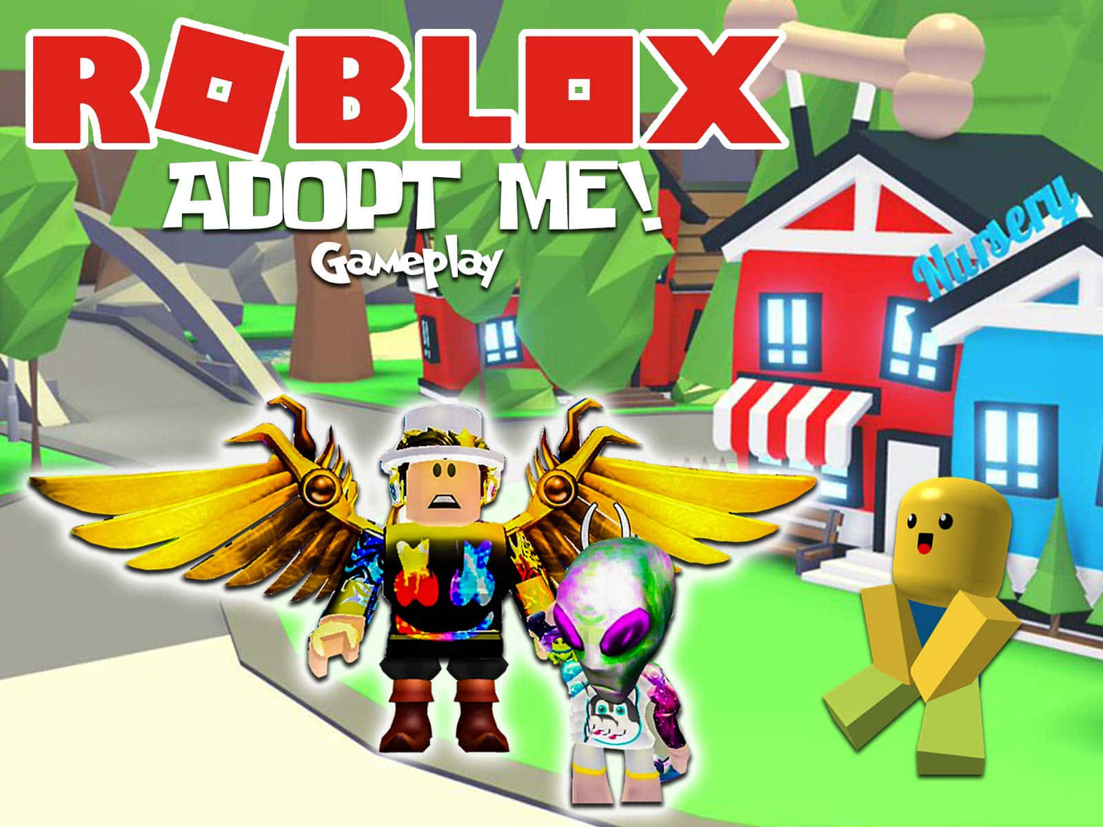 Adopt New Pets And Adventure To Fun New Locations In Roblox's Adopt Me Wallpaper