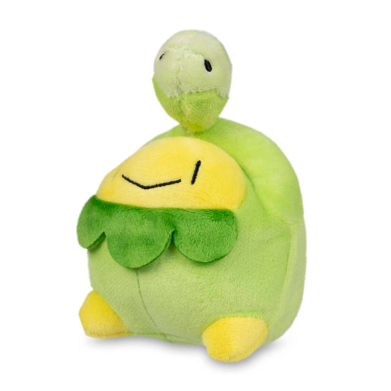 Adorable Budew Plush Doll Side View Wallpaper