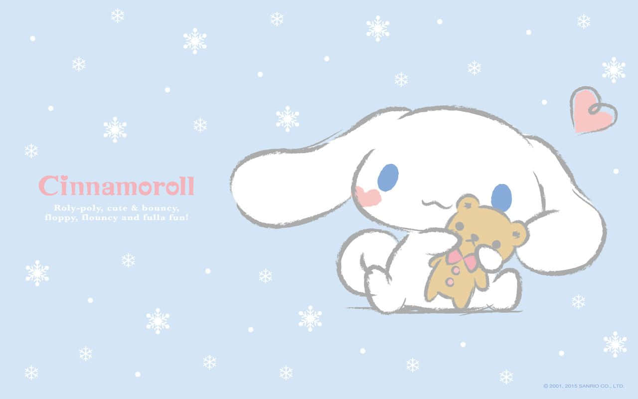 Adorable Cinnamoroll Laptop Wallpaper