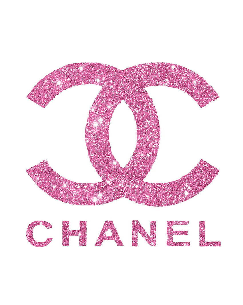 Adorable Pink Chanel Logo Background Wallpaper