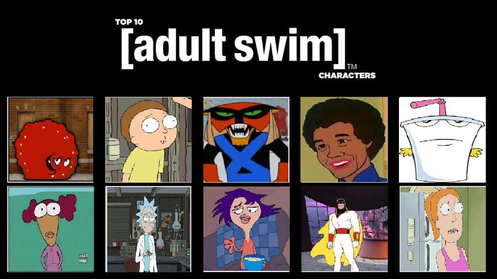 Adult Swim Top Characters Wallpaper