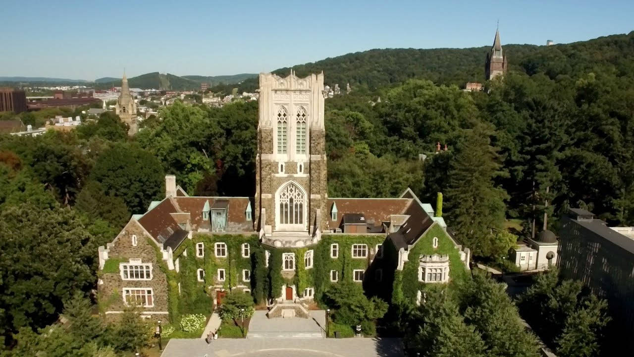 Aerial Shot Alumni Memorial Building Lehigh University Wallpaper