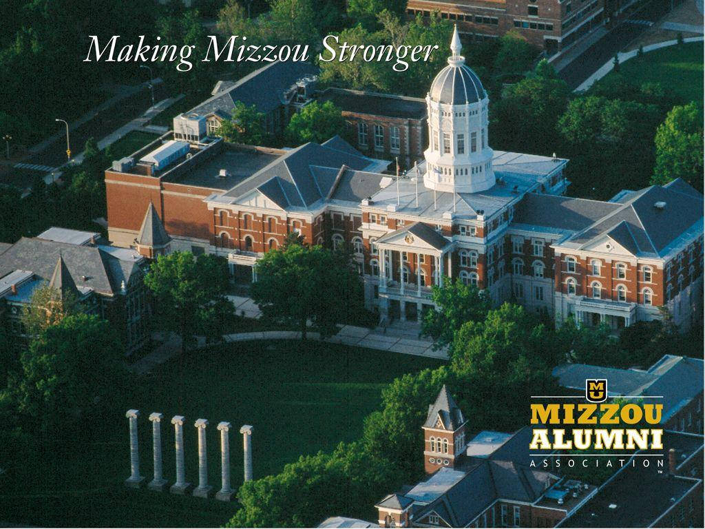 Aerial Shot Of Jesse Hall Building University Of Missouri Wallpaper