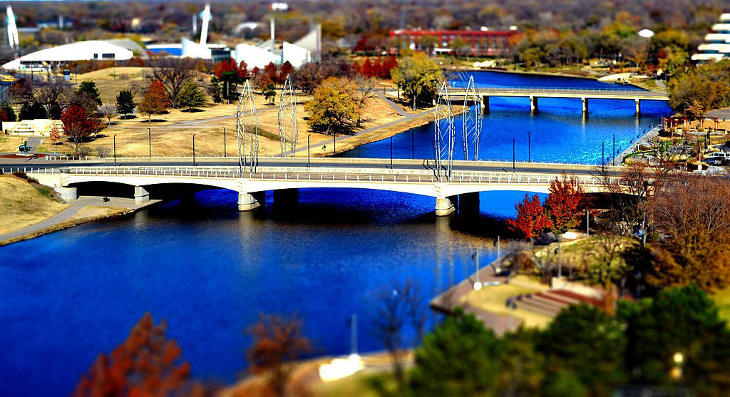 Aerial View Of Wichita Wallpaper