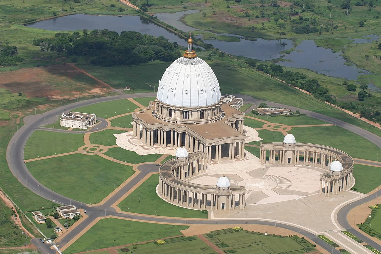 Aerial Yamoussoukro From Ivory Coast Wallpaper
