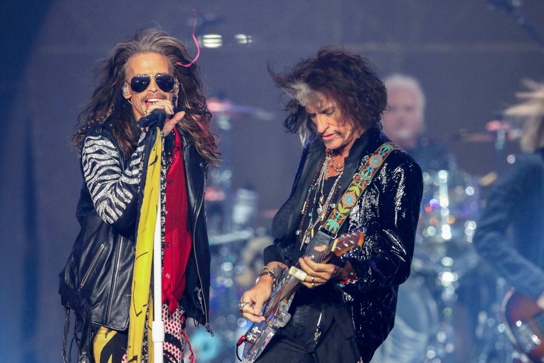 Aerosmith Joe Perry Steven Tyler Toxic Twins Wallpaper