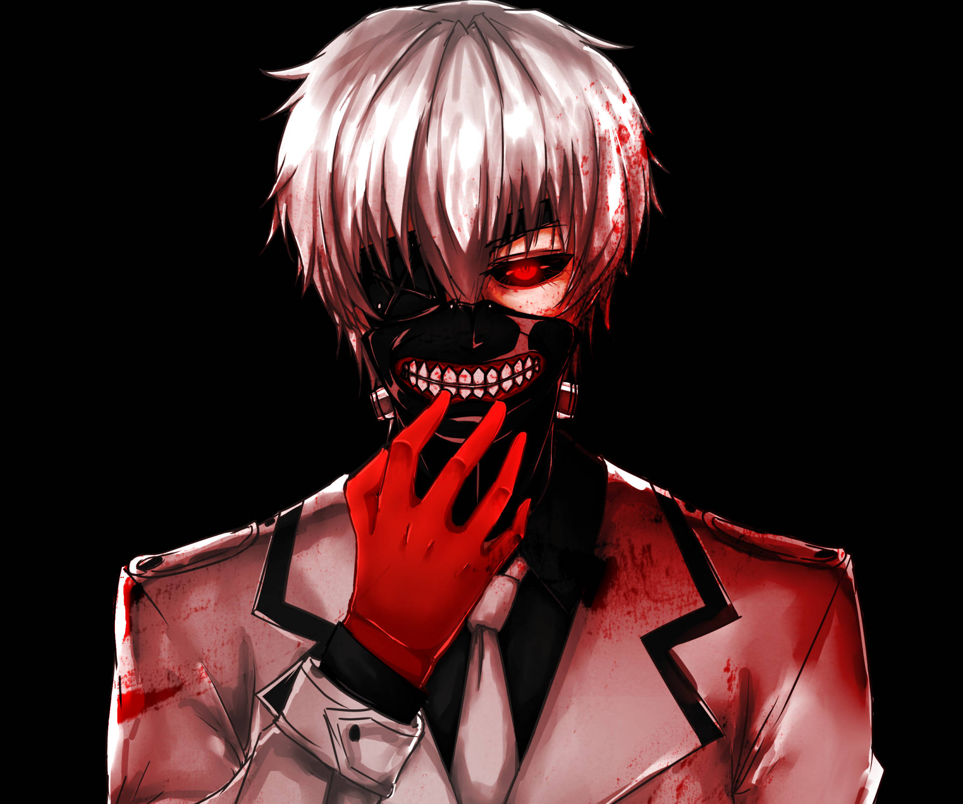 Amazon.com: makeuseof Kaneki Ken-Tokyo Ghoul Anime Poster Art Wall Pictures  for Living Room Canvas fabric cloth Print: Posters & Prints