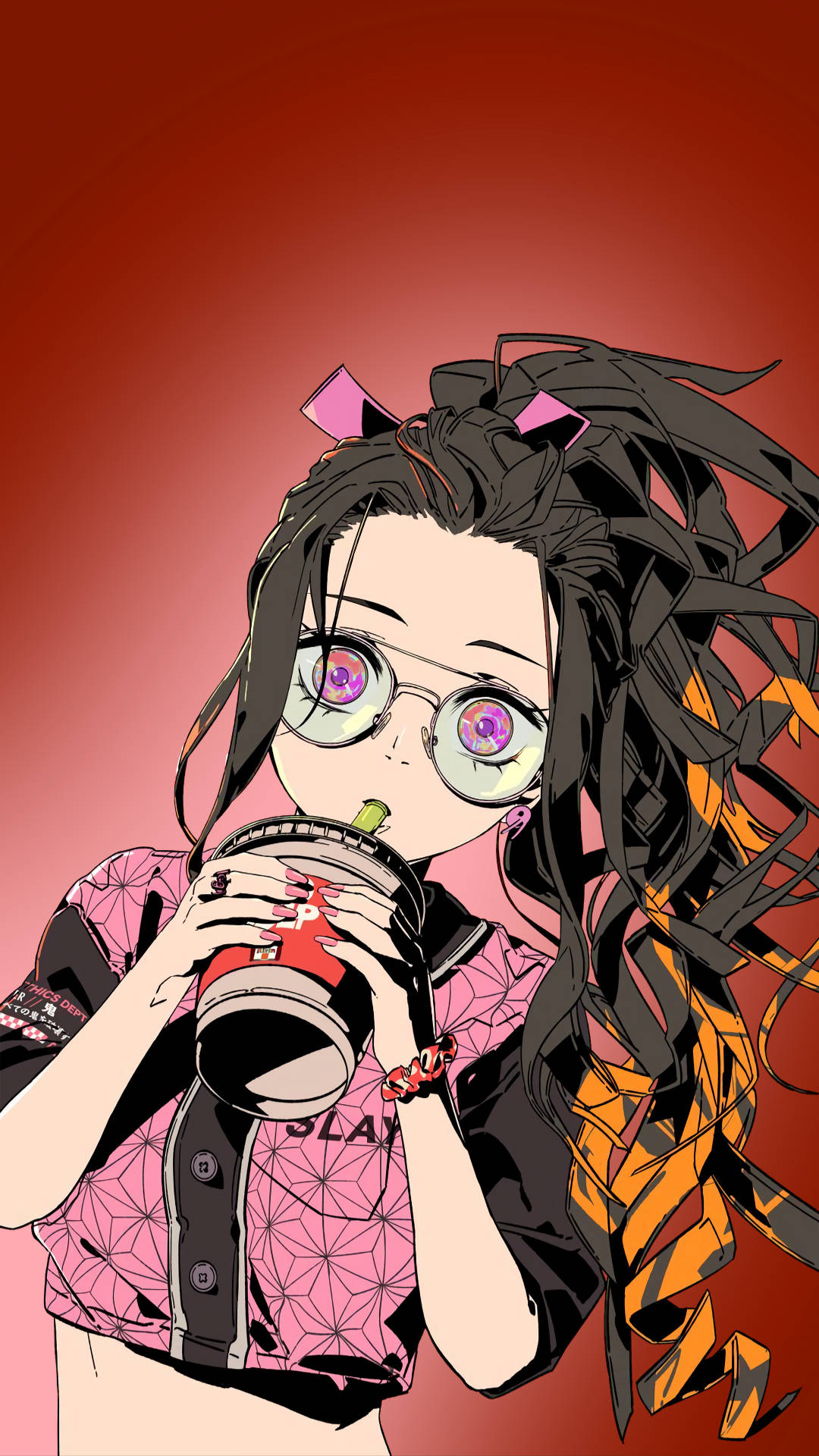 Download free Aesthetic Anime Pfp Nezuko Kamado Wallpaper - MrWallpaper.com