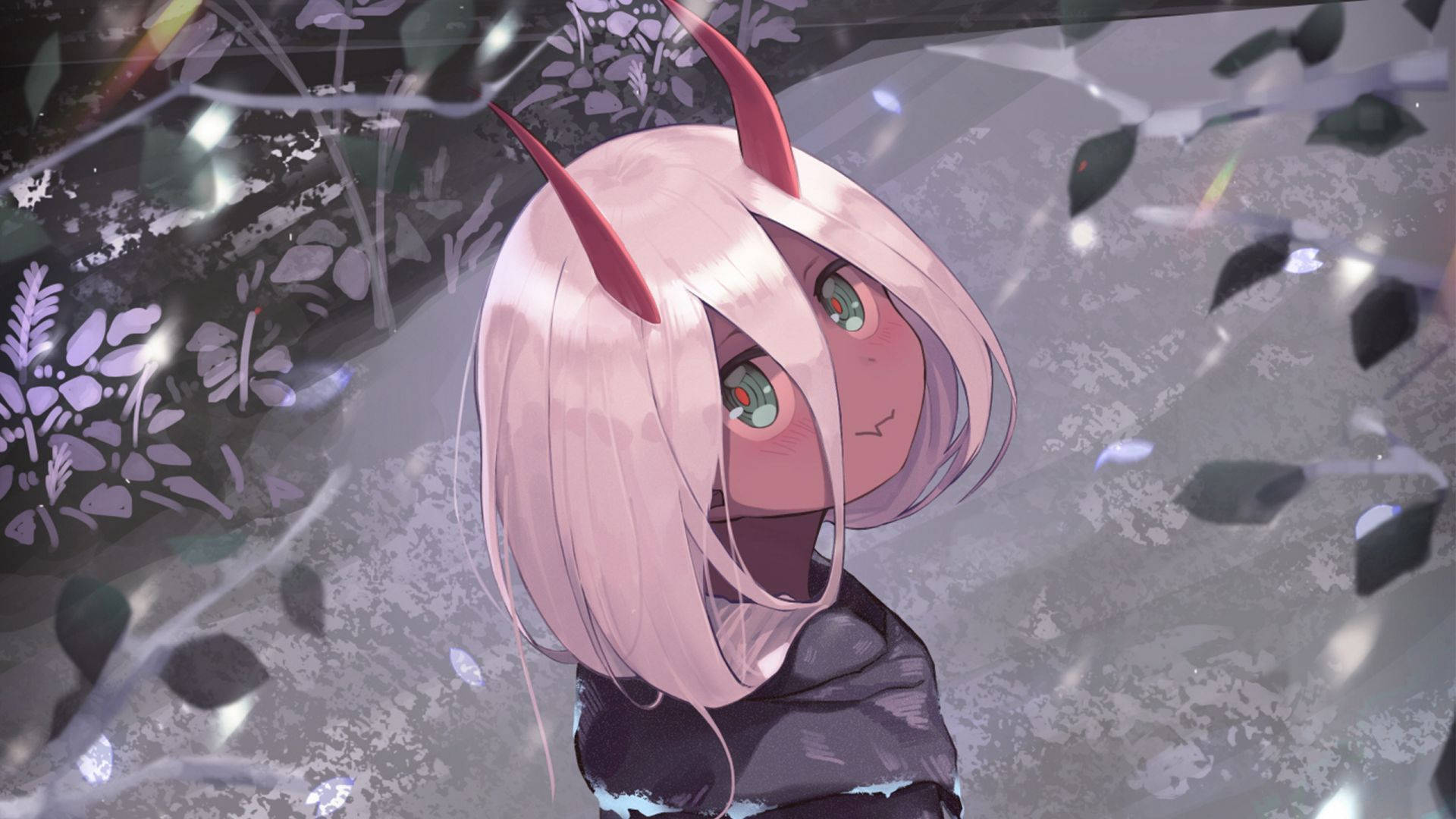 Download free Aesthetic Anime Pfp Of Zero Two Wallpaper - MrWallpaper.com