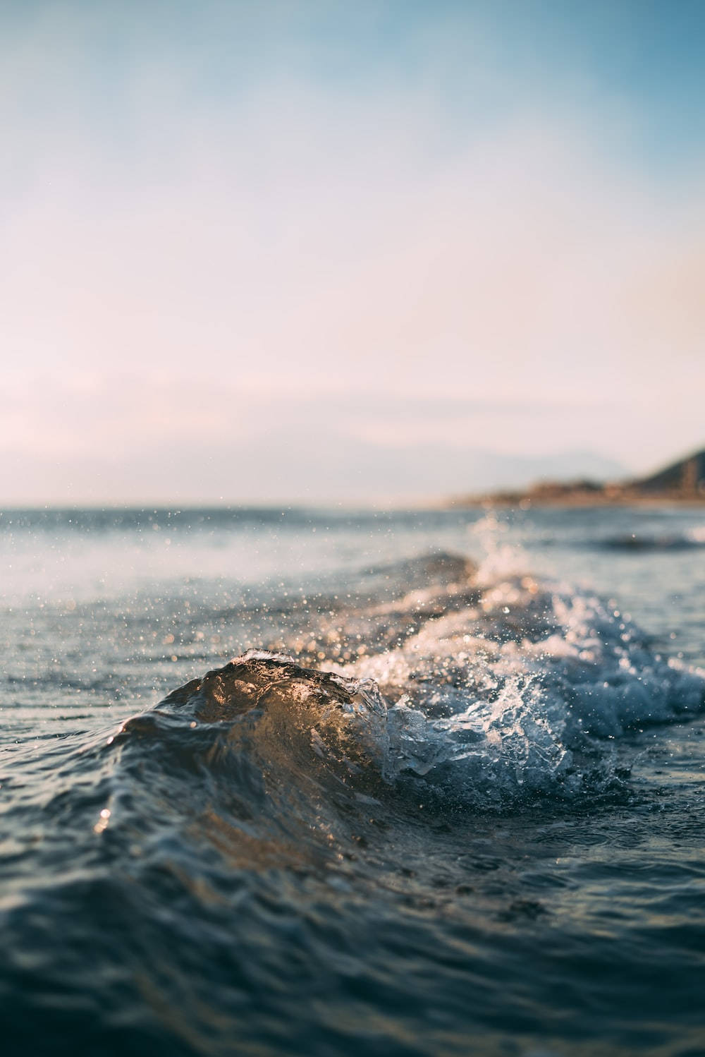Aesthetic Beach Small Waves Wallpaper