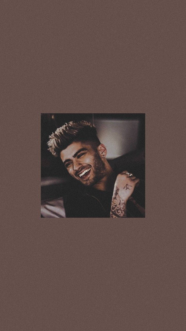 Aesthetic Brown Background Zayn Iphone Wallpaper