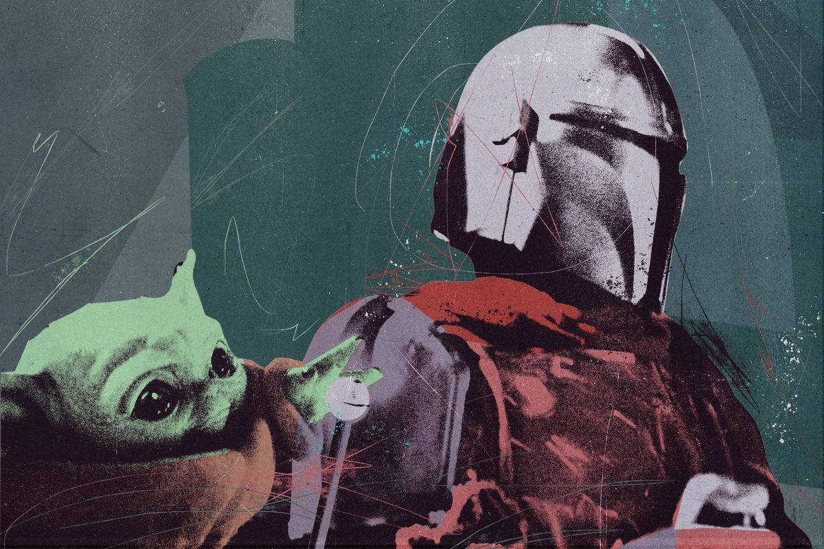 Aesthetic Co-pilot Baby Yoda Wallpaper