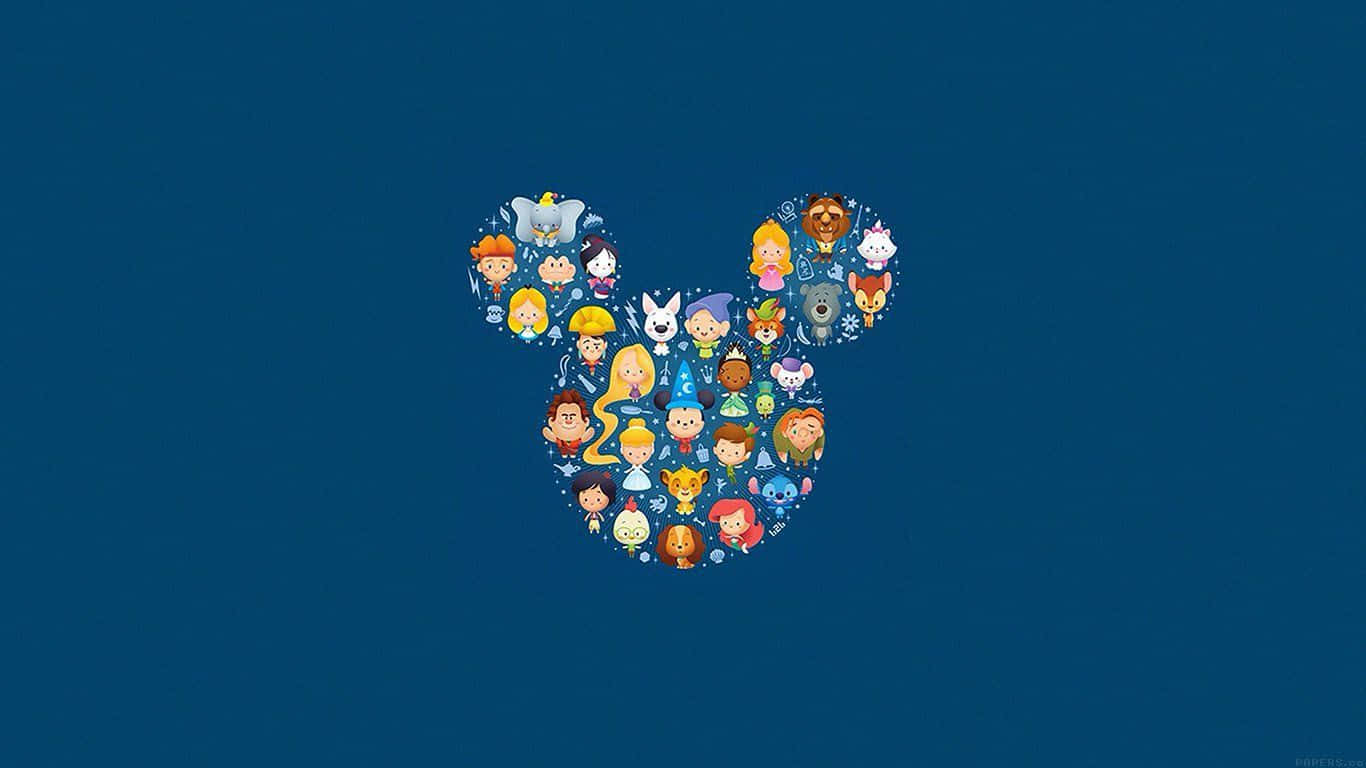 Aesthetic Disney-inspired Laptop Wallpaper