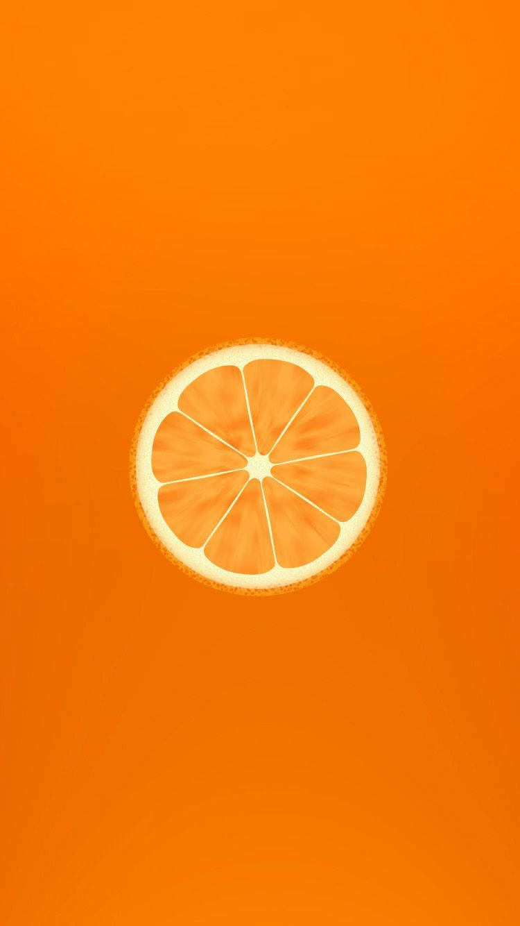 Aesthetic Fruit Orange Phone Wallpaper