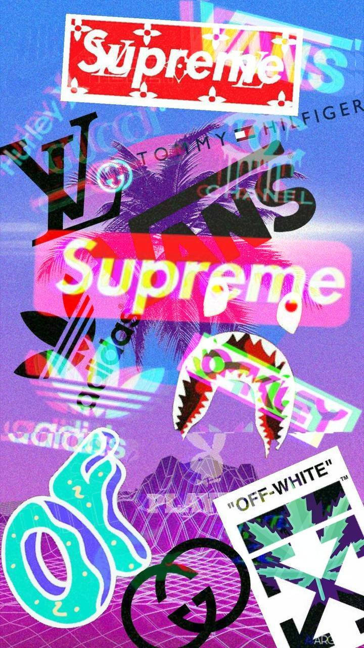 Aesthetic Hype Beast Brands Wallpaper