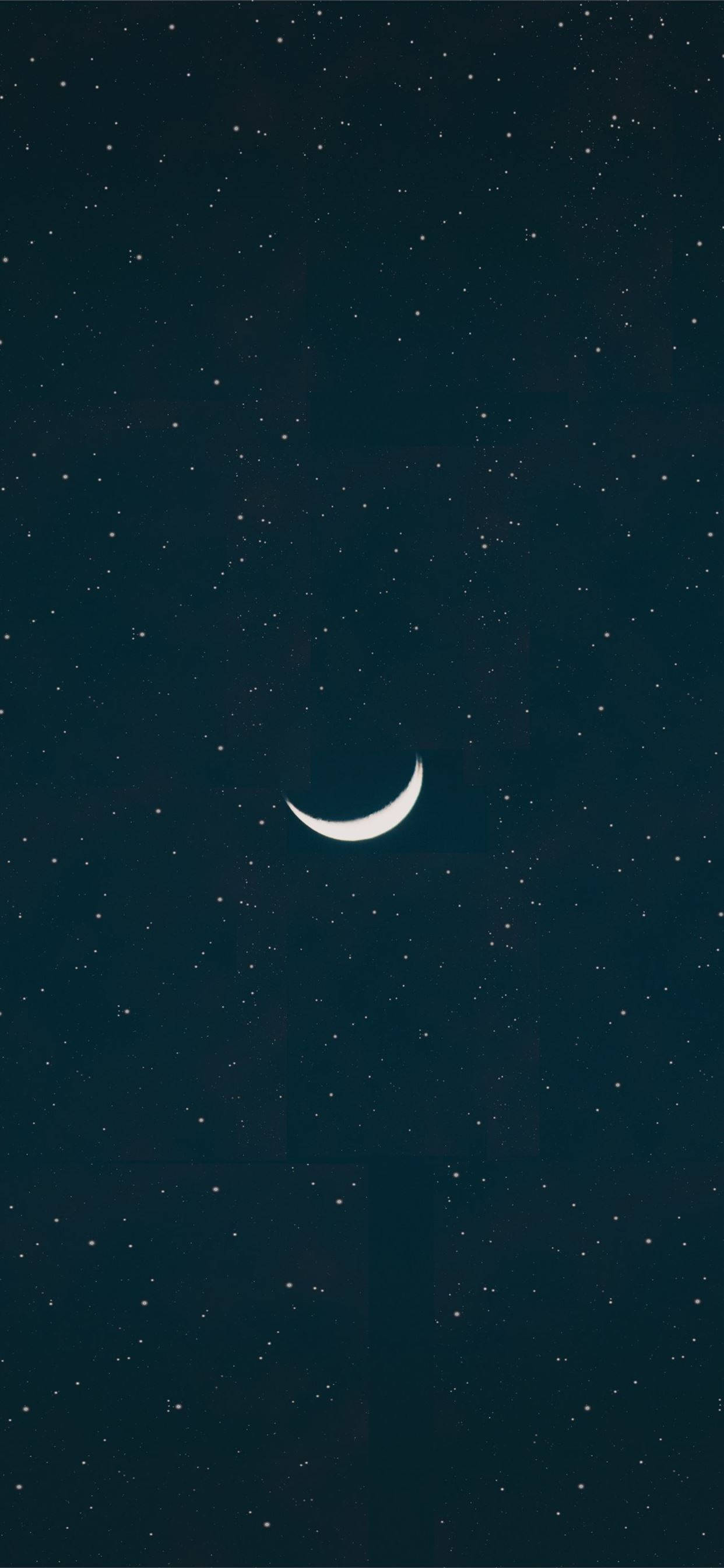 Aesthetic Iphone X Crescent Moon Wallpaper