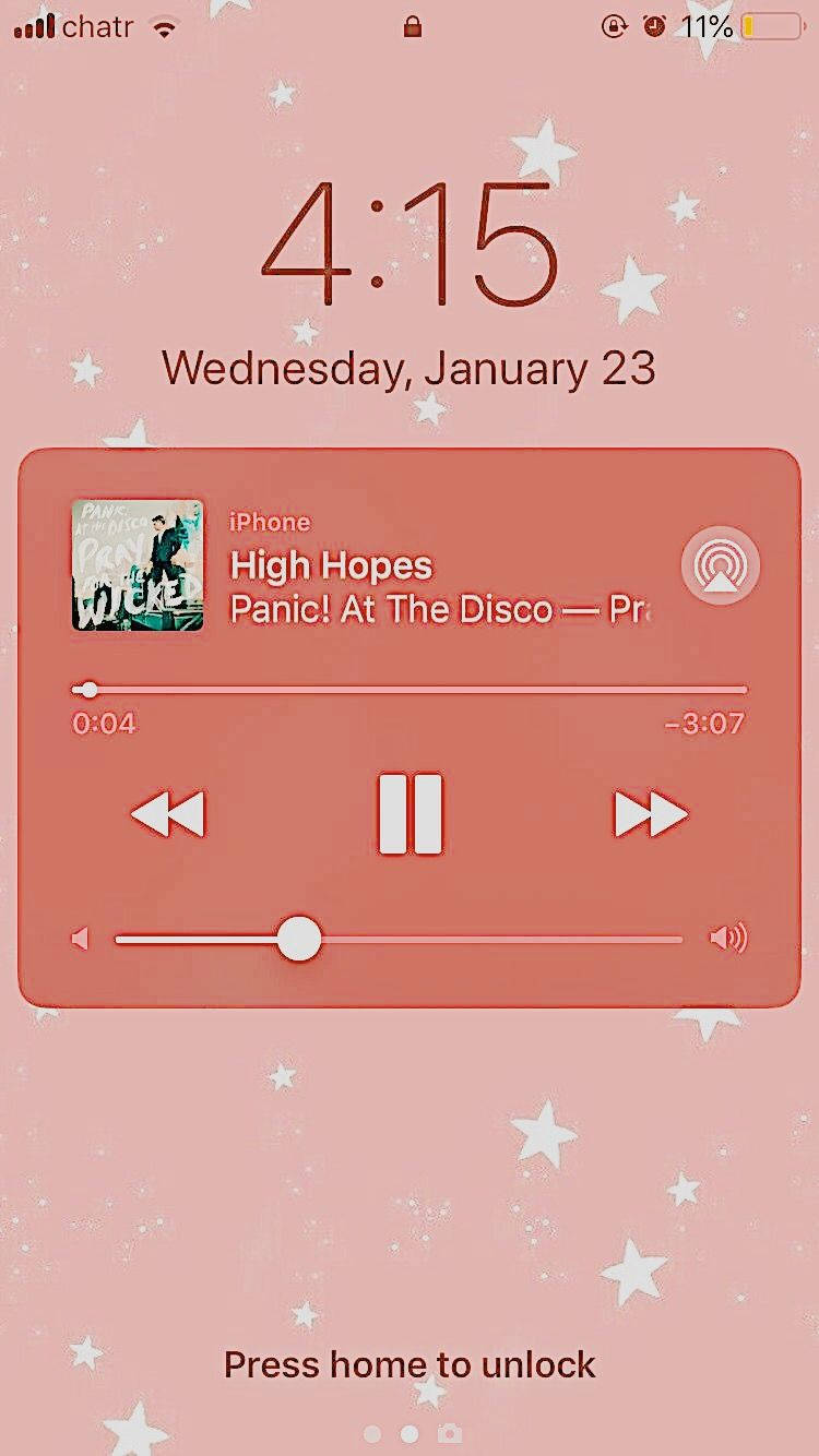 Aesthetic Music High Hopes By Panic! At The Disco Wallpaper