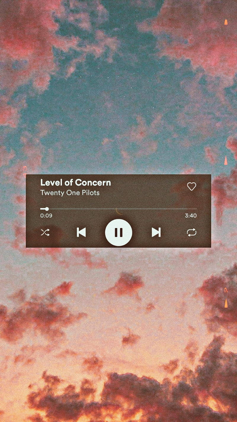 Aesthetic Music Level Of Concern Wallpaper
