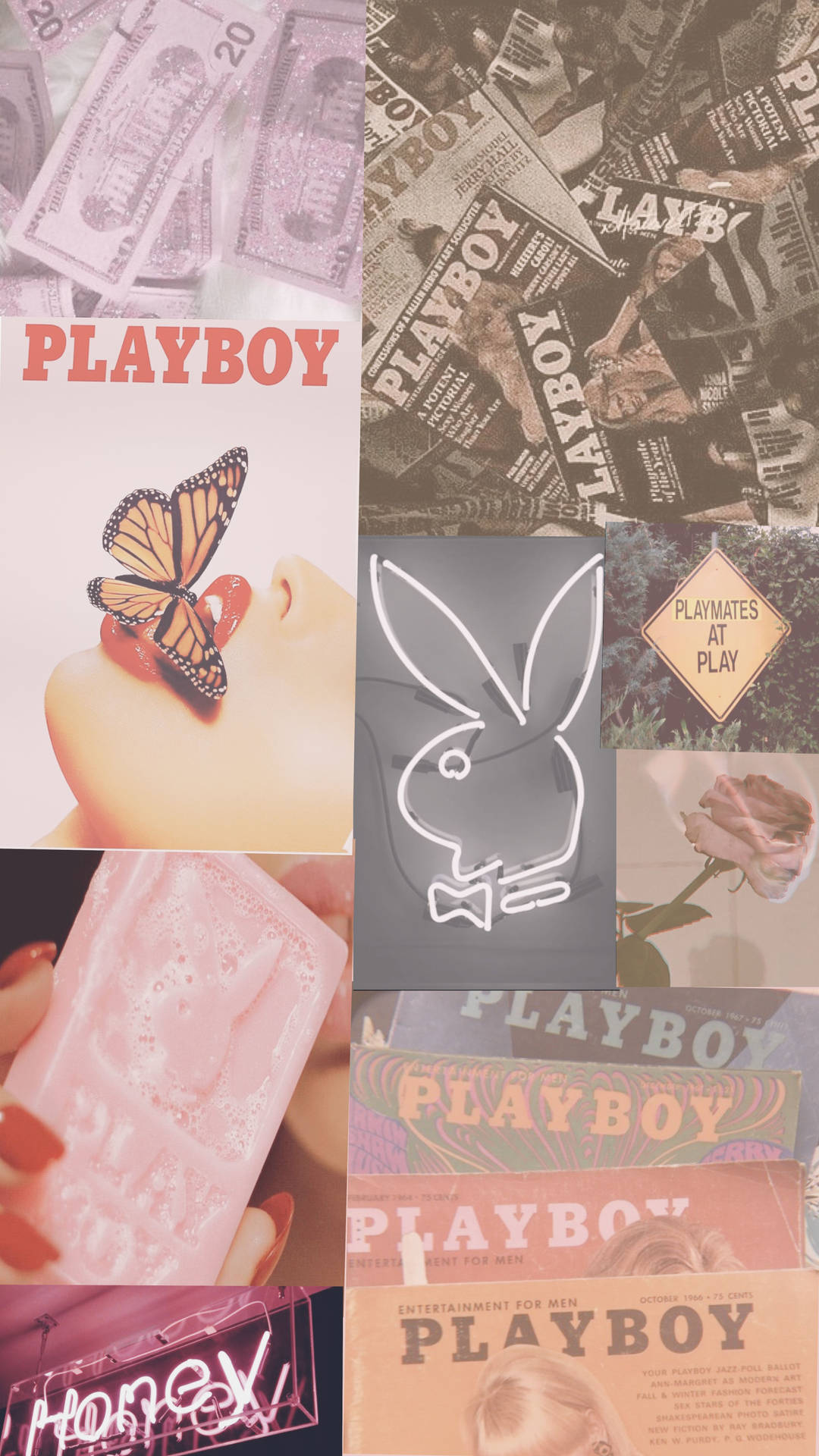 Download free Aesthetic Playboy Logo Wallpaper - MrWallpaper.com