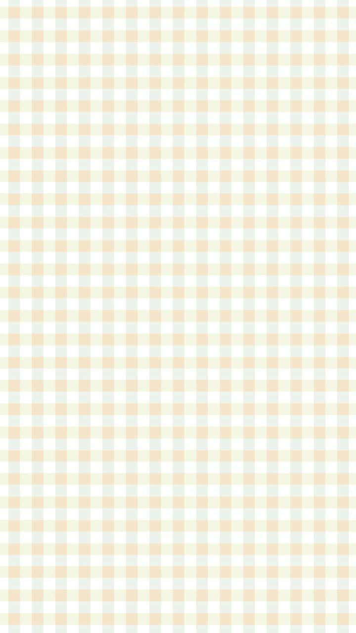 Aesthetic Yellow Pine Plaid Wallpaper
