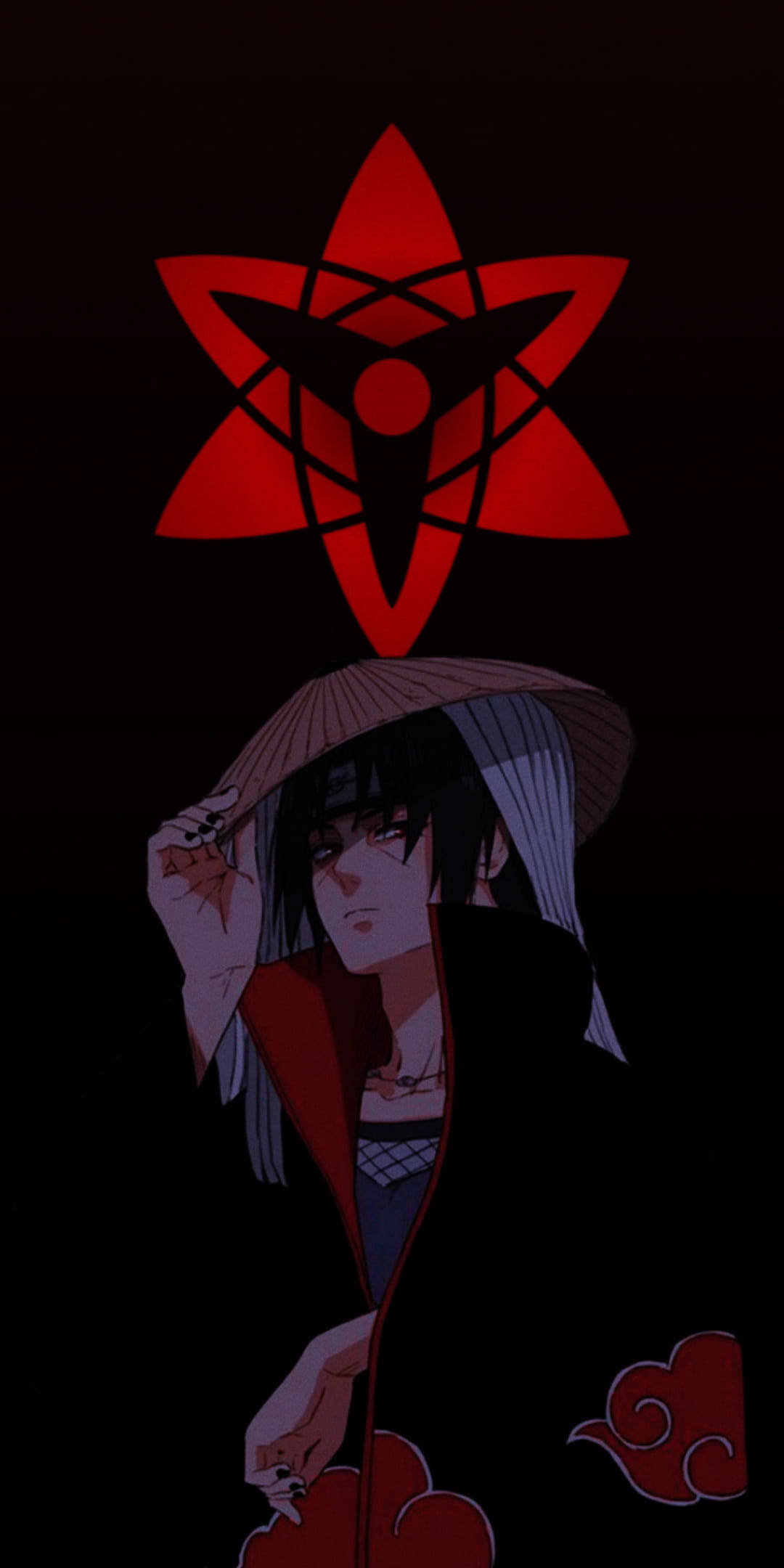 Akatsuki Itachi Pfp Mangekyo Sharingan Symbol Wallpaper