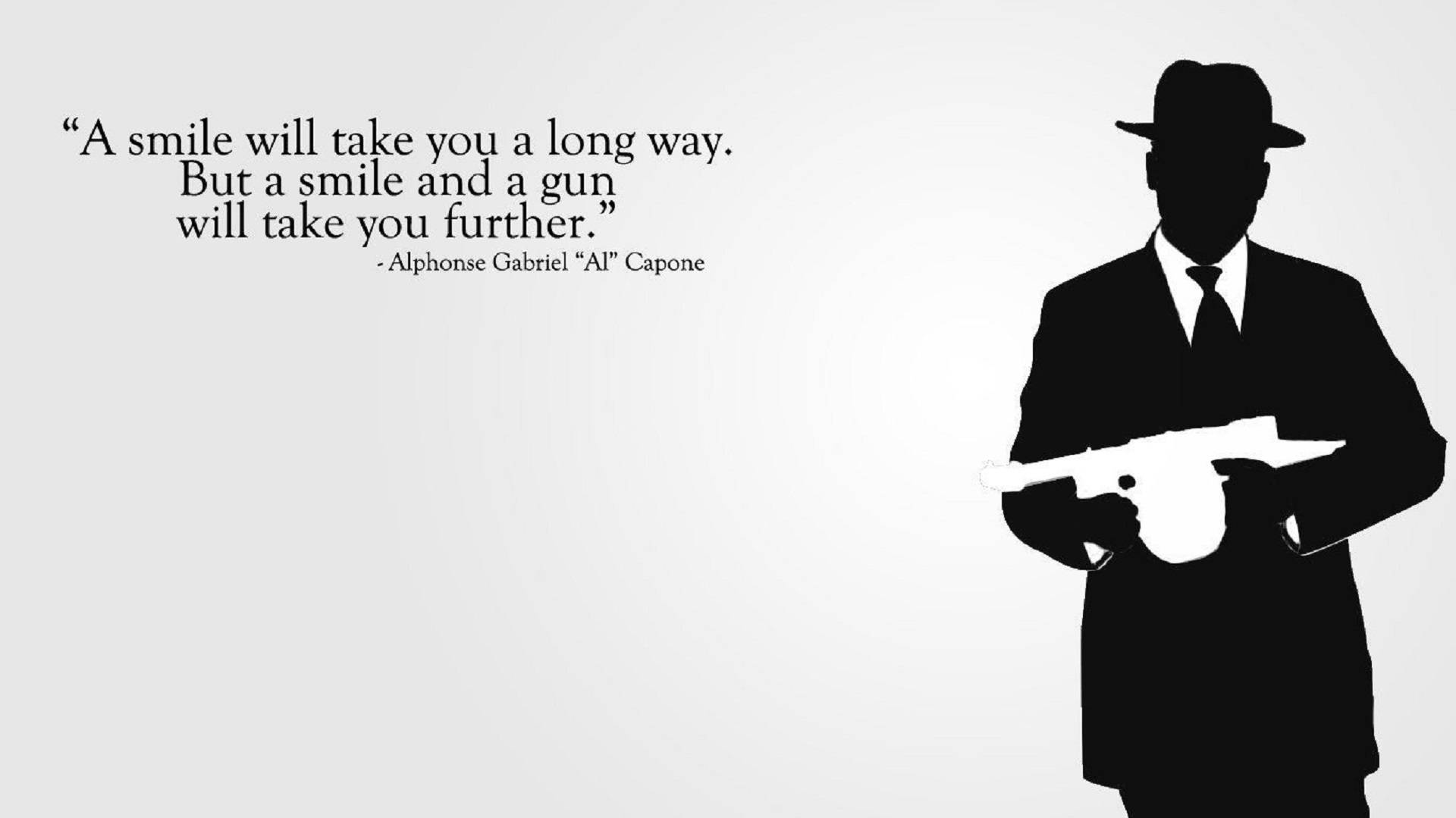 Download free Al Capone Gangster Quote Wallpaper - MrWallpaper.com