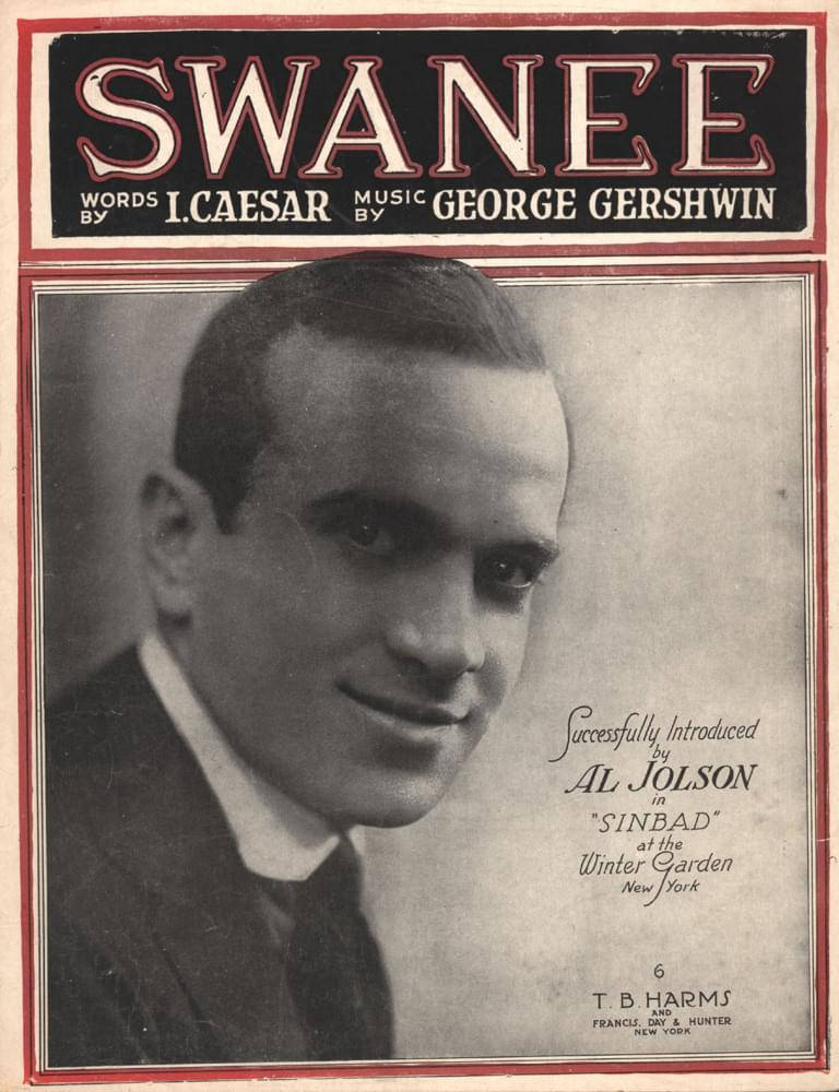 Al Jolson Swanee Album Cover Wallpaper