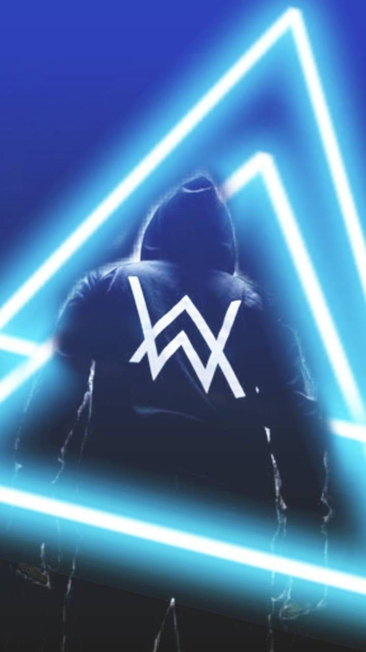 Alan Walker Logo And Hoodie Wallpaper