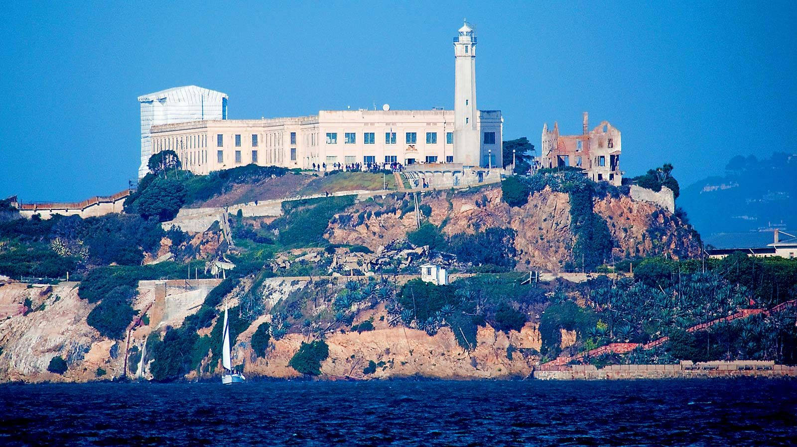 Alcatraz Island Tourist Destination Wallpaper