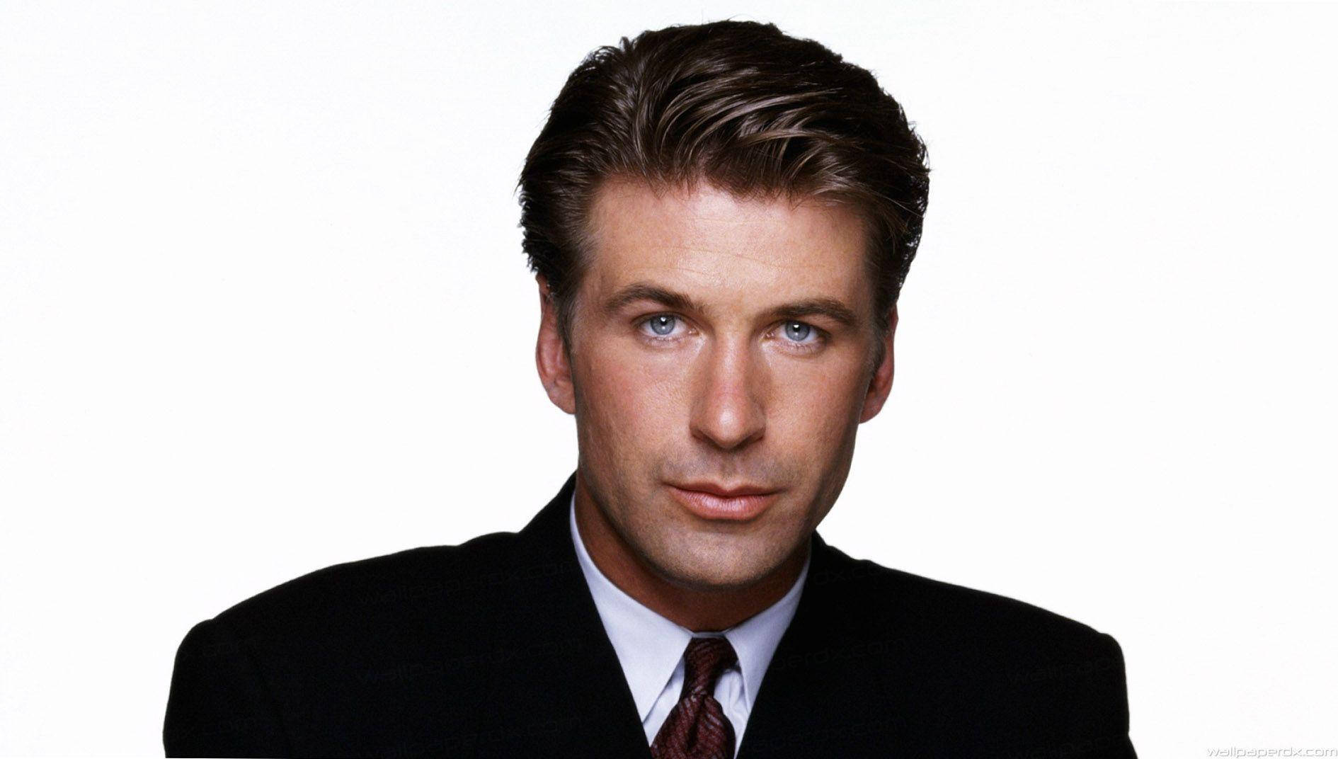 Alec Baldwin Intimidating Young Blue Eyes Wallpaper