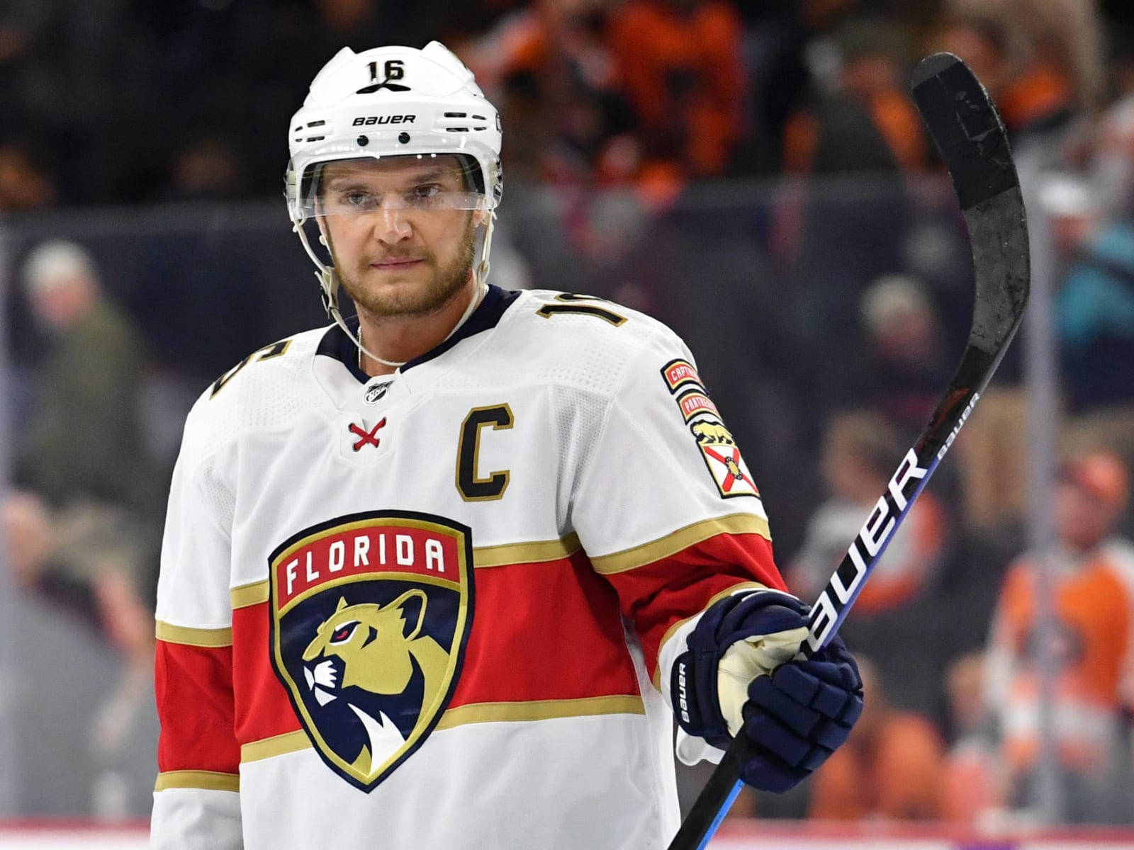 Aleksander Barkov Florida Panthers Vs Philadelphia Flyers Wallpaper