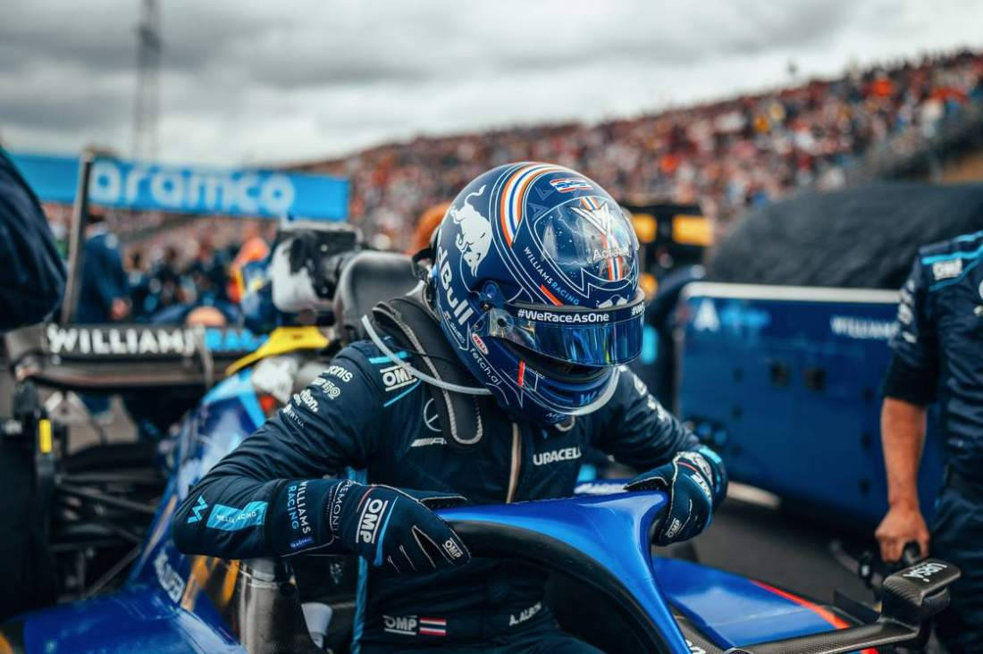 Alexander Albon Getting Out Of Car Wallpaper