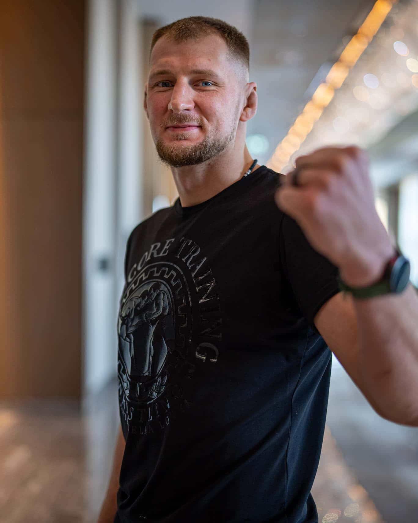 Alexander Volkov Fist Pose Wallpaper